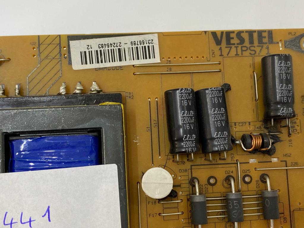 23166789 27246483 17ıps71 Vestel Besleme Kartı