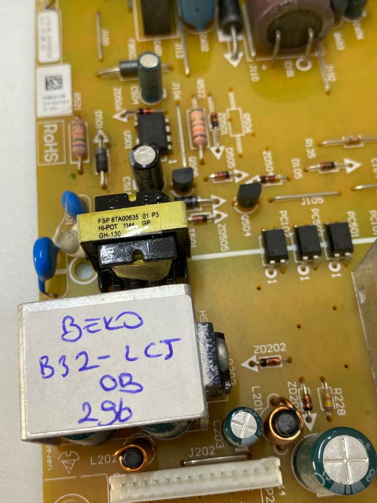 Beko B32-Lcj 0b Besleme Kartı Vhr910r Fsp115-3f02