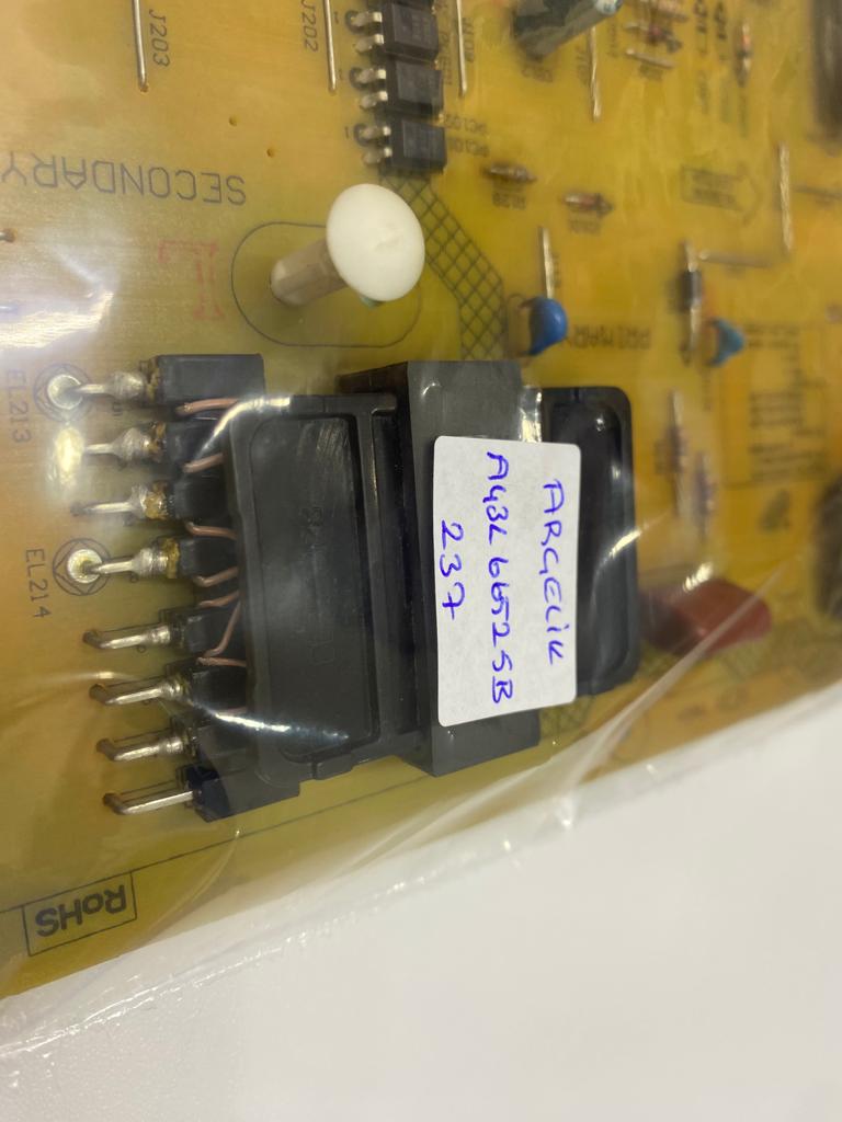 Arçelik A43l 6652 5b Besleme Kartı Zqr910r Fsp123-3f01