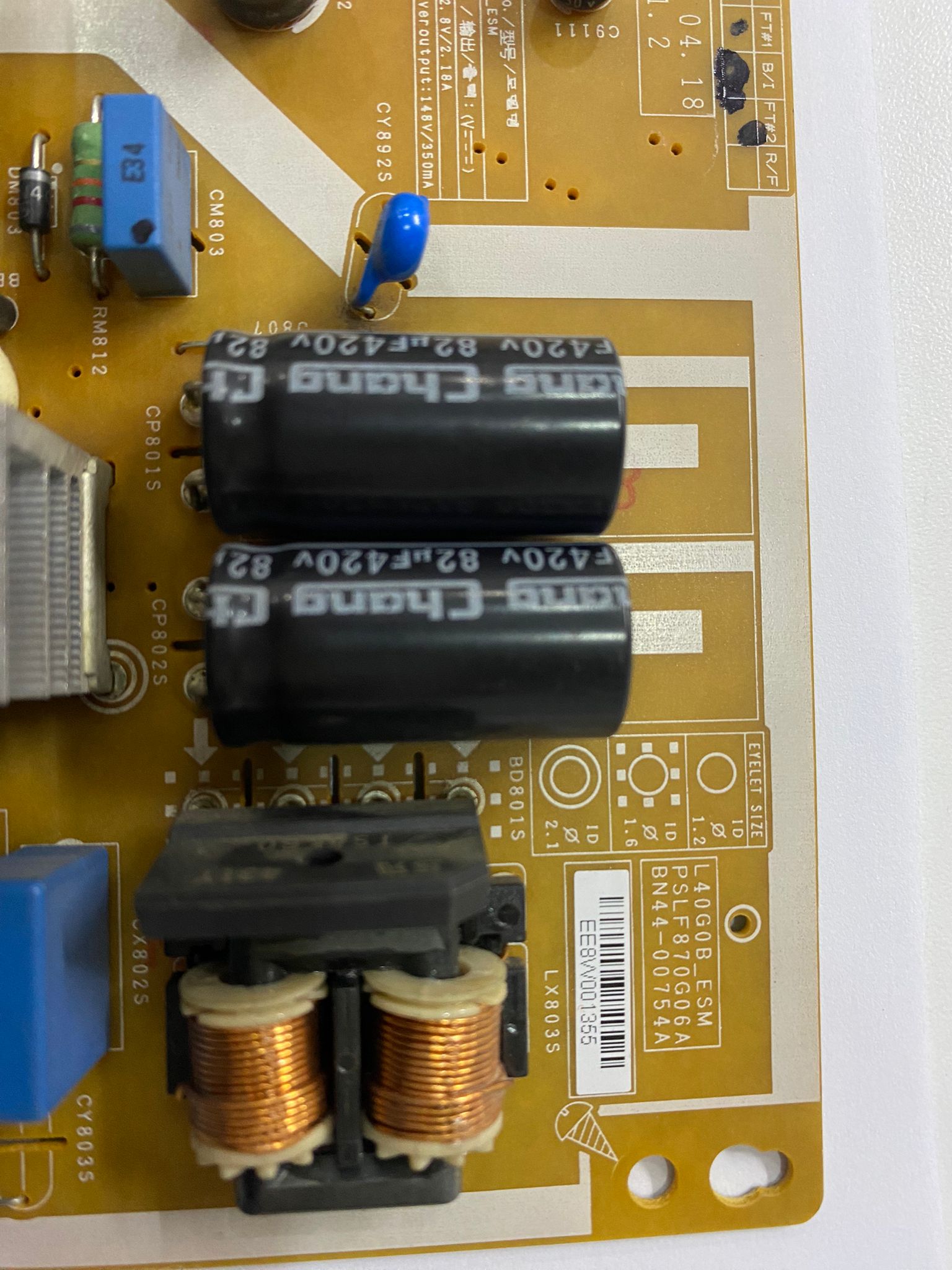 Samsung Ue40h5003 Besleme Kartı Bn44-00754a,L40g0b_Esm