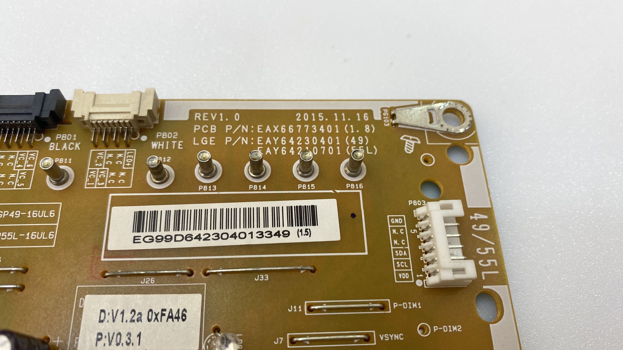 Lg Besleme Kartı Lgp49-16ul6 Eax66773401 Eay64230401 Eay642210701