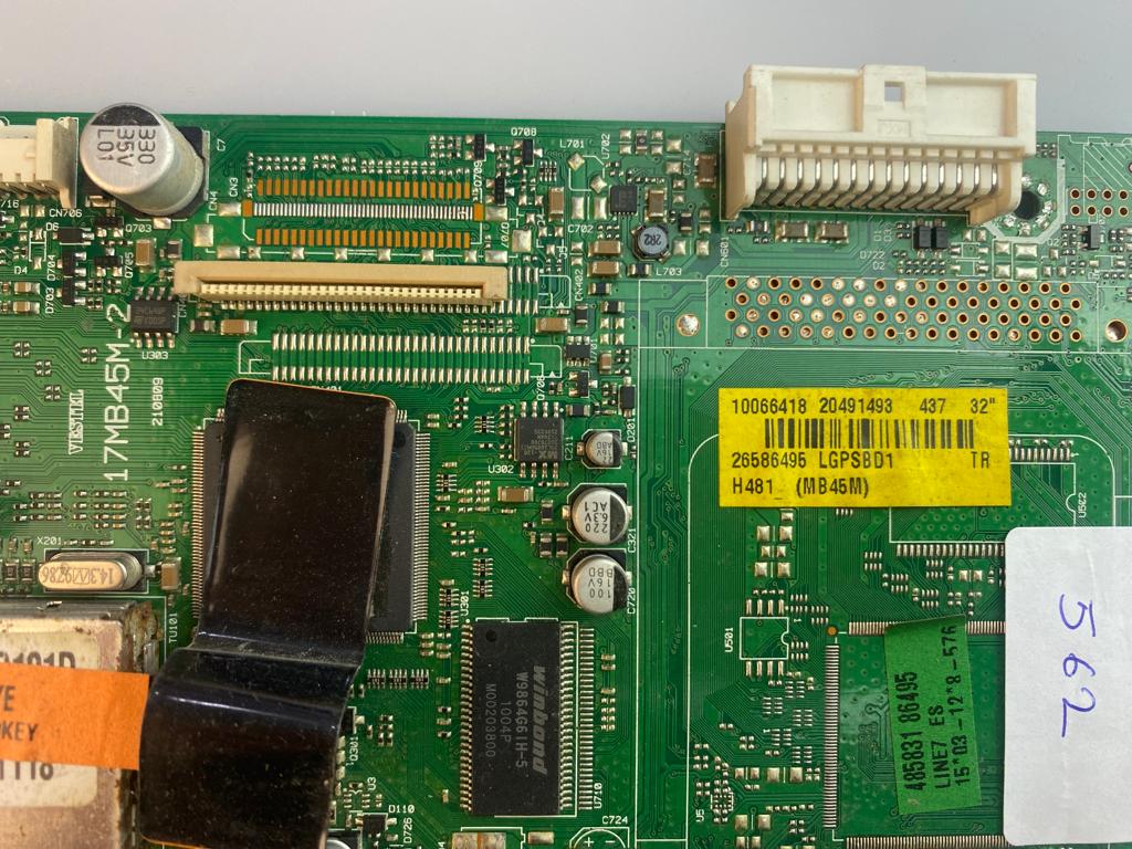 20491493 10066418 17MB45-2 Vestel Anakart