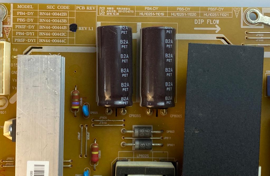 PB5F-DY BN44-00444B Samsung Besleme Kartı