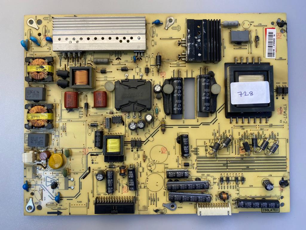 17PW07-2 23050166 Vestel 42PF8080 Besleme Kartı