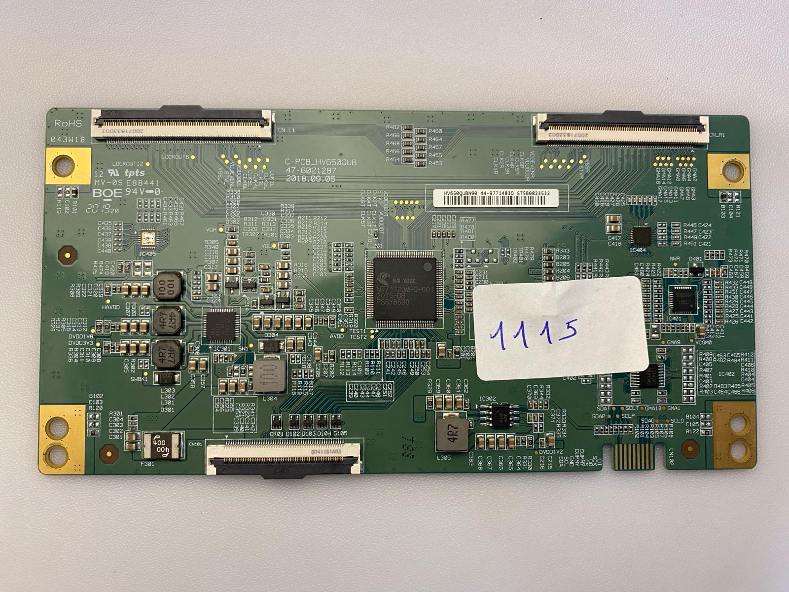 C-PCB_HV650QUB T-Con Board