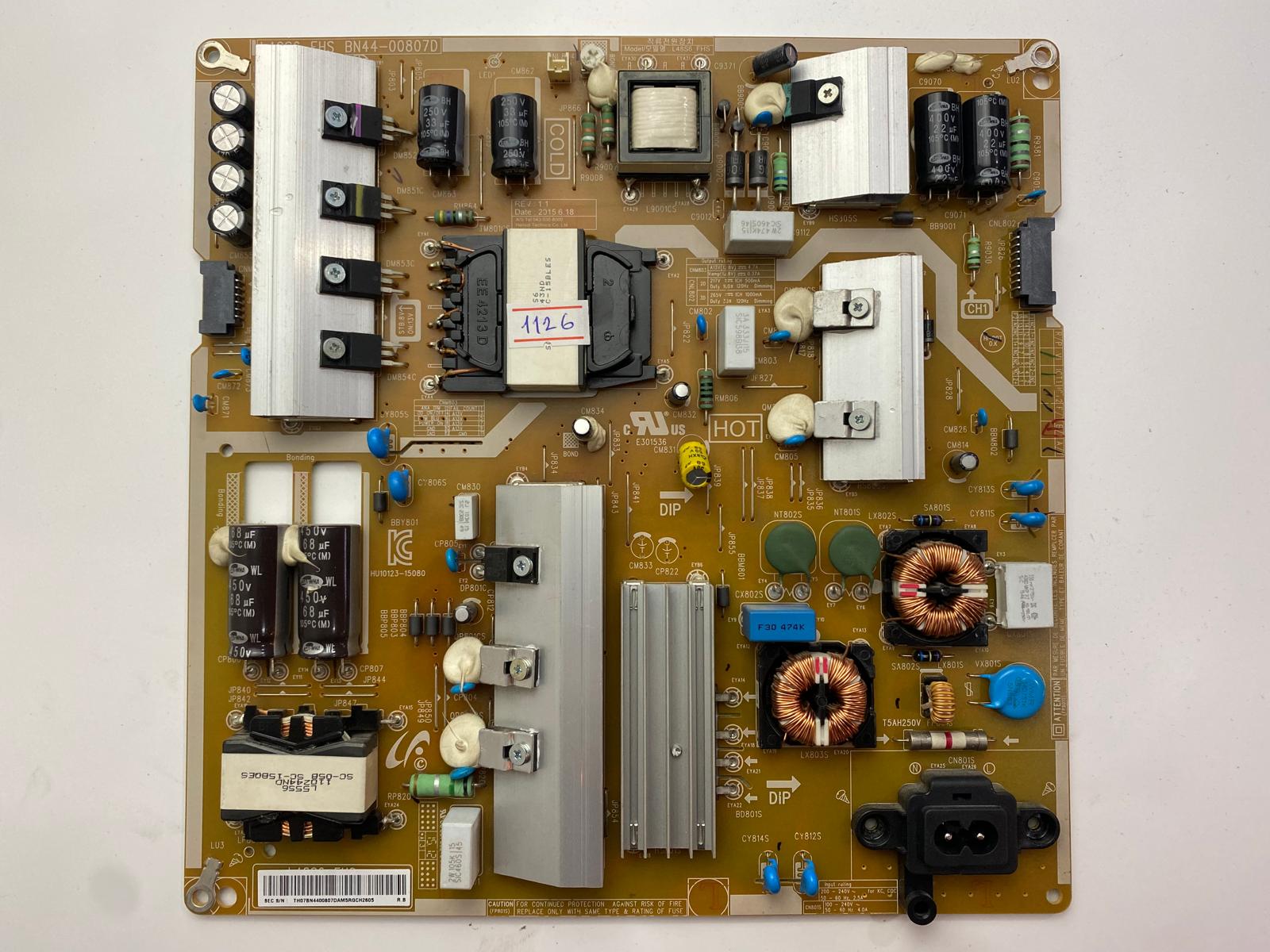 Samsung UE48JU6570U Besleme Kartı BN44-00807D
