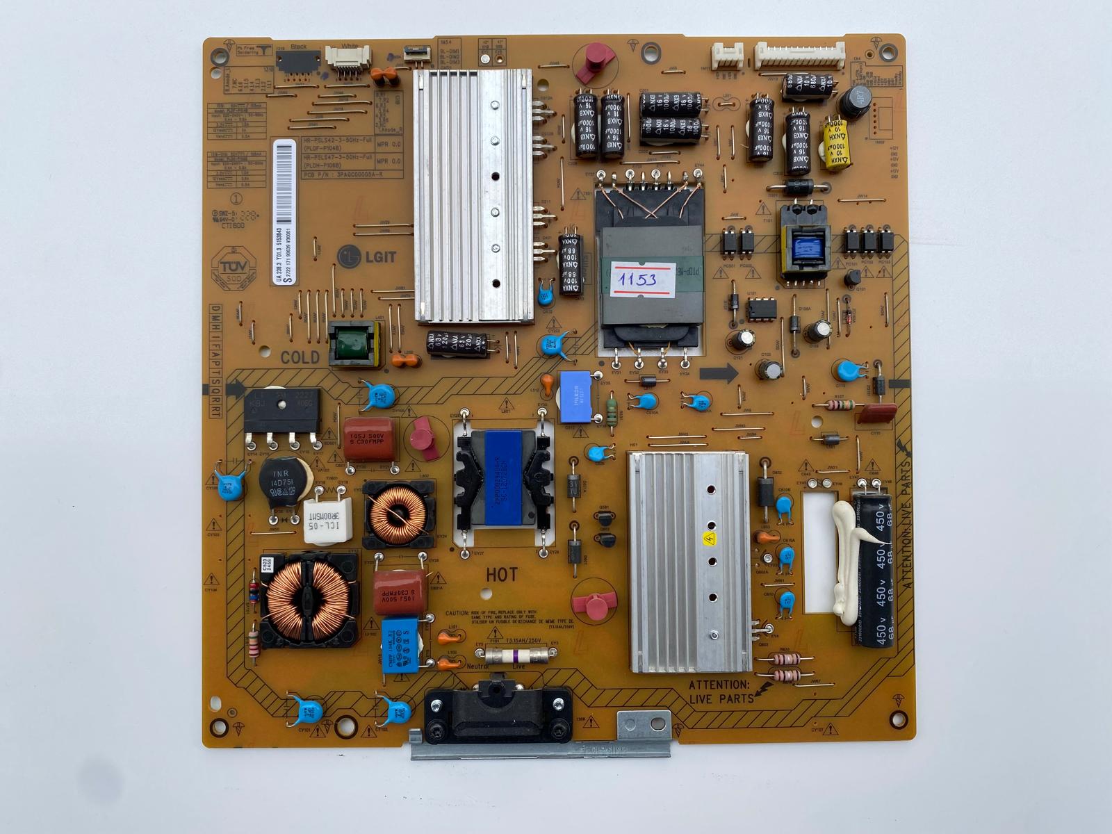 Philips 42PFL4307 Besleme Kartı PDLF-P104B
