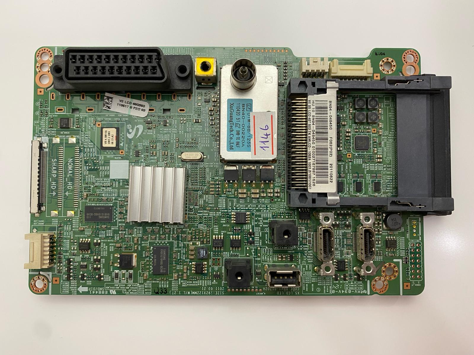 Samsung LE40D503F7W Anakart BN41-01702A