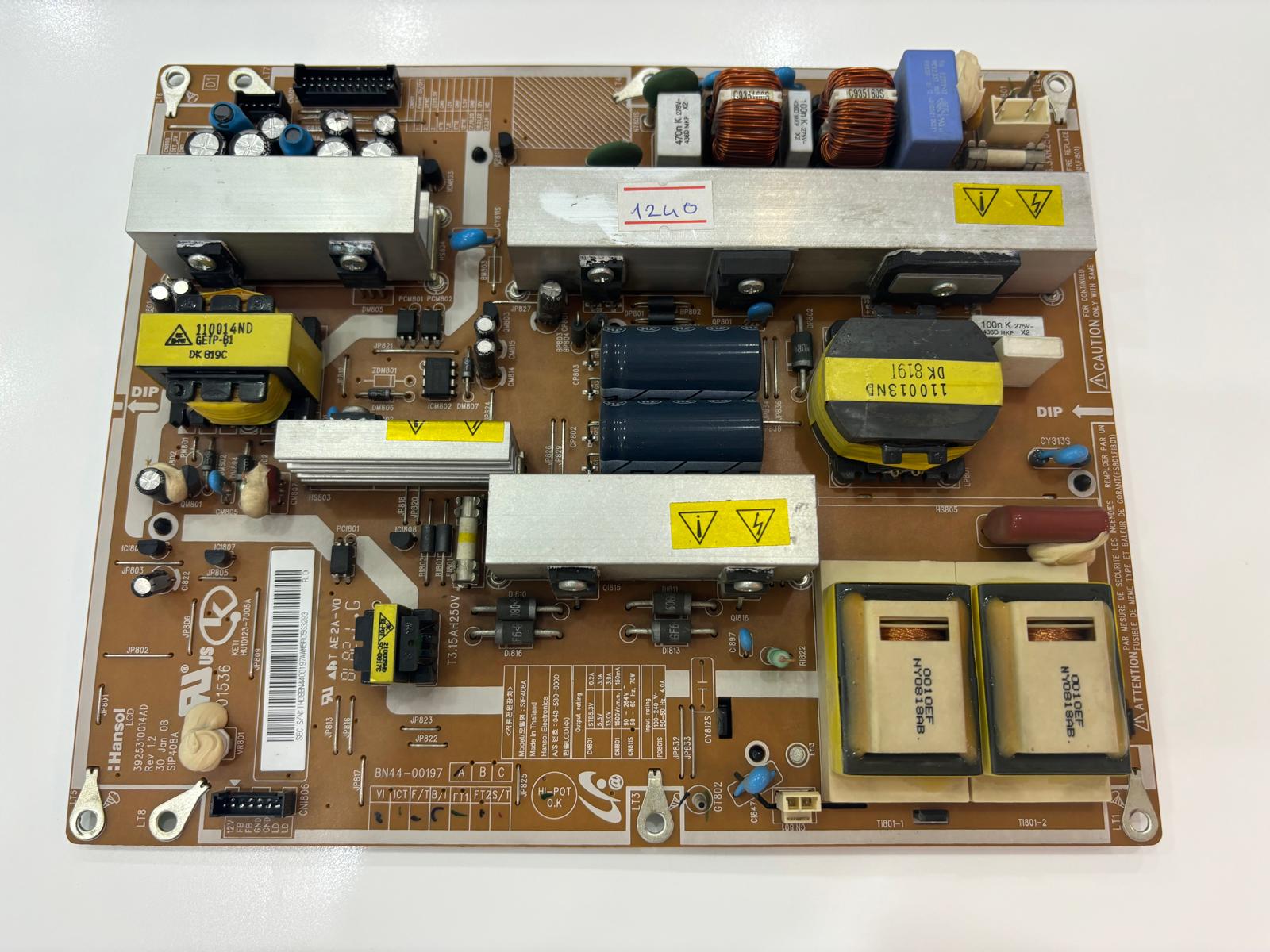 Samsung LE40A656A1F Besleme Kartı BN44-00197