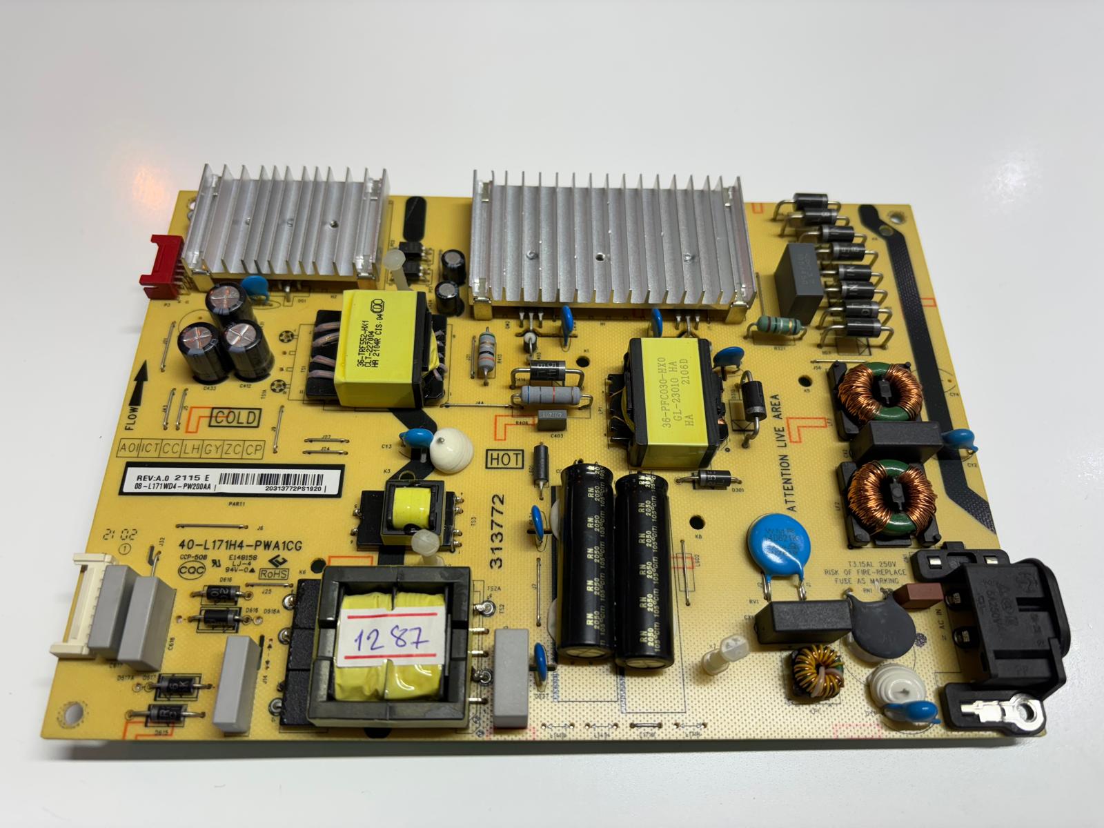 TCL 50C725 Besleme Kartı 40-L171H4-PWA1CG