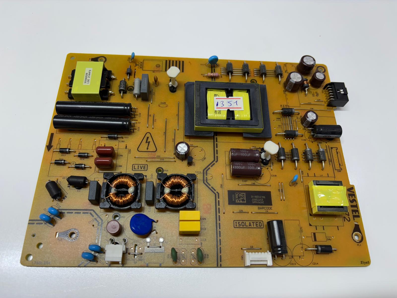 Techwood 50U02 Besleme Kartı 17IPS72 23772857
