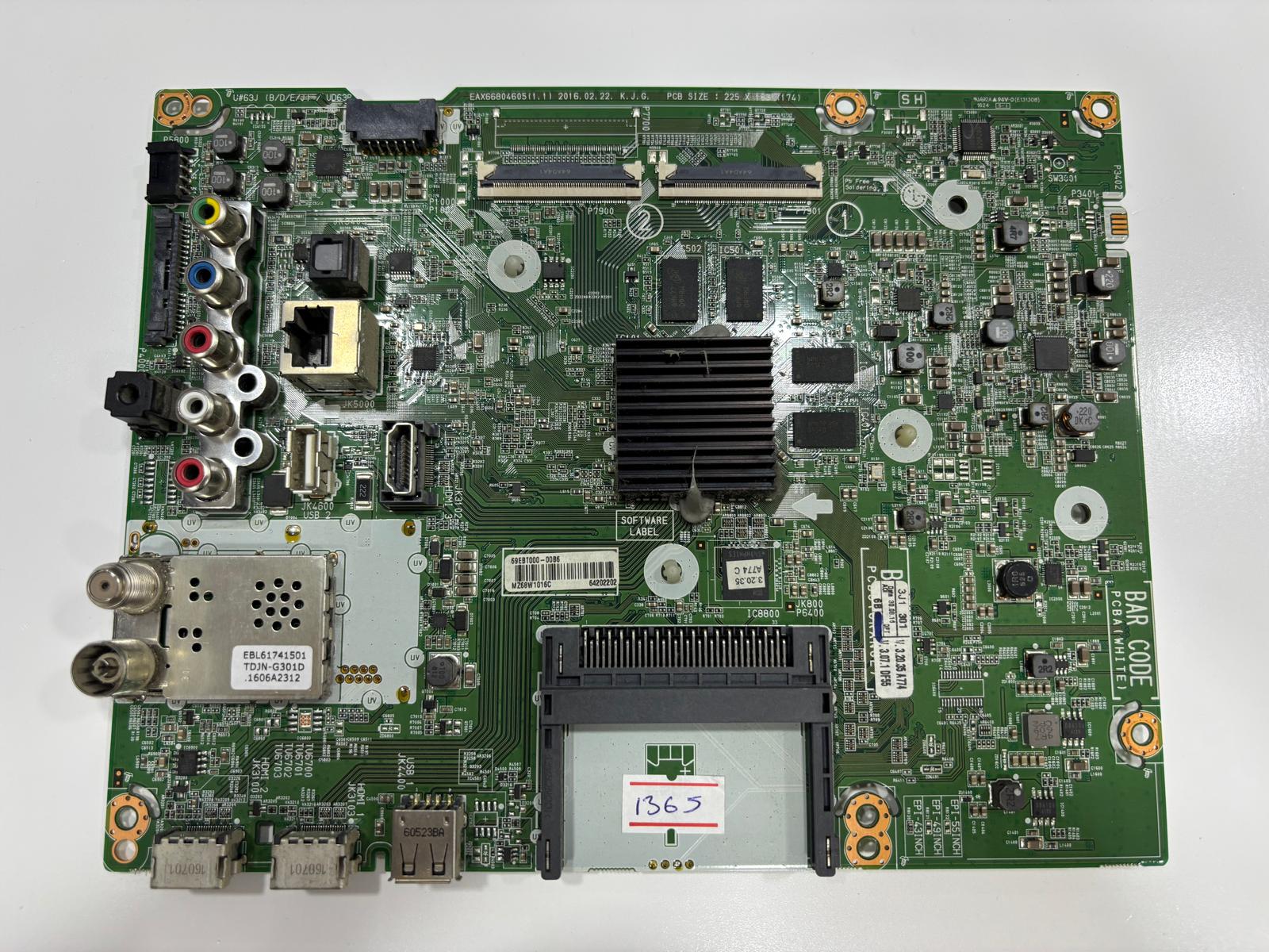 LG 43UH650V Anakart EAX66804605